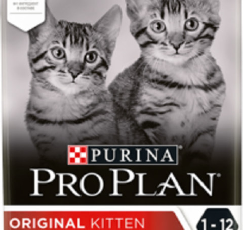 Тут изображение PRO PLAN Original Kitten для котят, с курицей, 1,5 кг