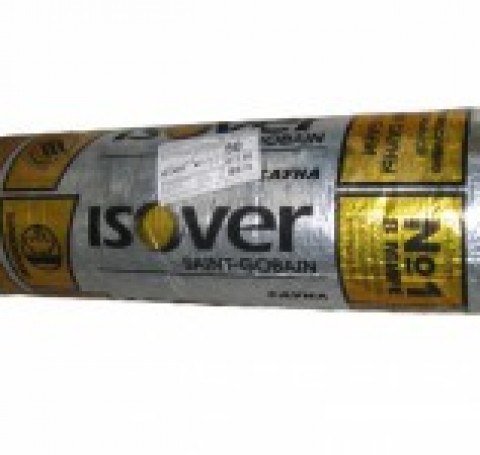 Тут изображение Изовер Маты САУНА 12500х1200х50 Фольгированный (15м2)(0.75м3)(1шт)