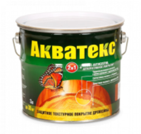 Тут изображение АКВАТЕКС защитно-декоративное покрытие для древесины 3л