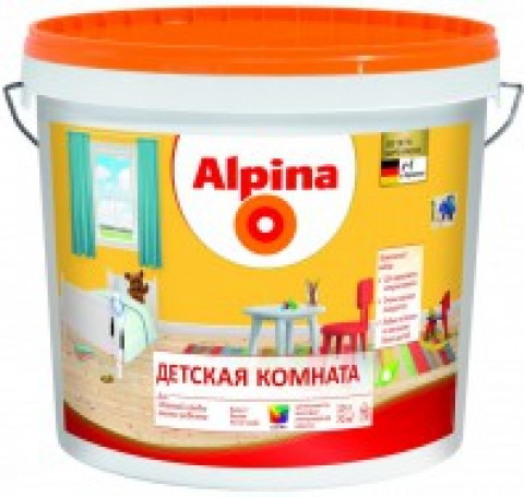 Тут изображение АЛЬПИНА Краска воднодисперсионная Детская комната 10л