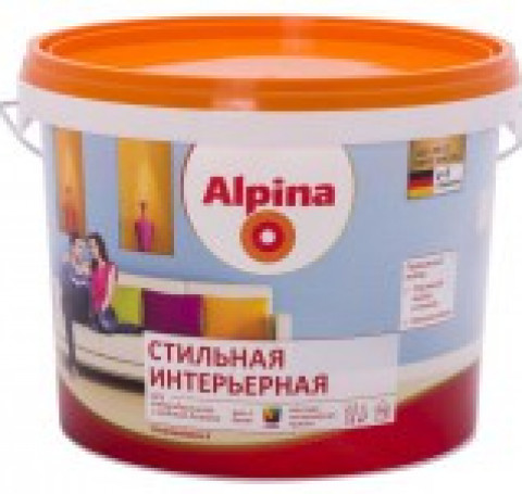 Тут изображение АЛЬПИНА Краска латексная матовая 9.4л Premiumlatex 3 База 3