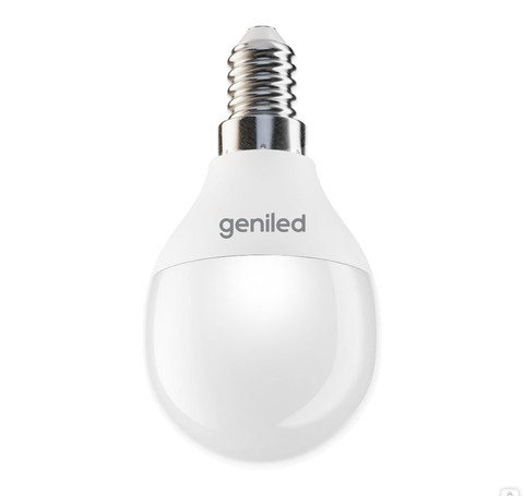Тут изображение Светодиодная лампа Geniled
E14 G45 6W 2700K 01309