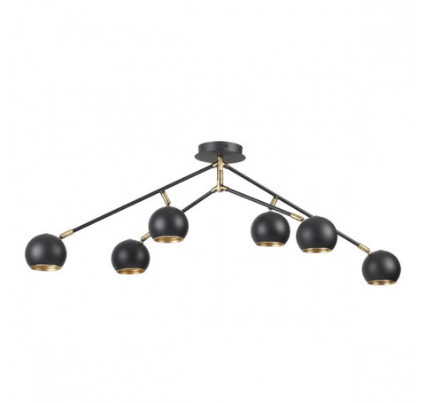 Тут изображение Люстра Паук Лофт 
LUMION 3635/6C LN18 077
