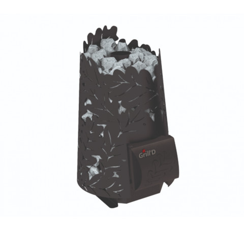 Тут изображение Печь для бани Grill'D Dubravo 180 short black