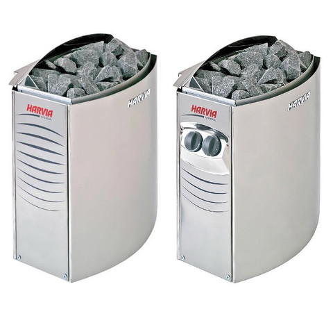 Тут изображение Печь для бани электрическая Harvia Vega HCB800400S BC80 со встроенным пультом 8 кВт