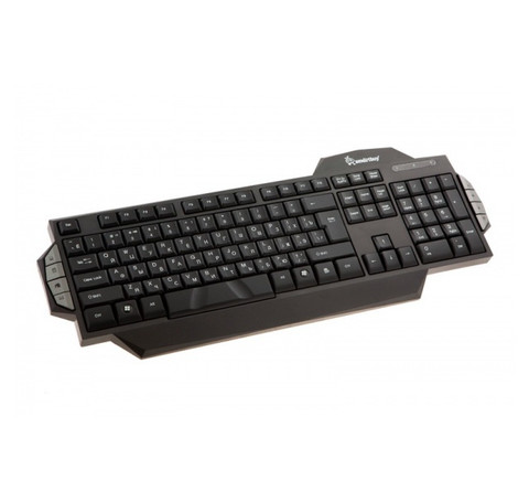 Тут изображение Клавиатура Smartbuy SBK -201 GU-K черная проводная.USB.мультимедийная.игровая