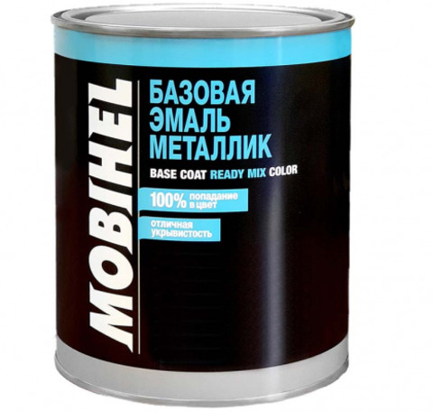 Тут изображение 635 MOBIHEL автоэмаль металлик 1 л. чёрный шоколад