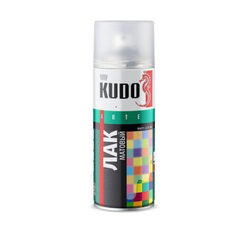 Тут изображение KUDO Лак МАТОВЫЙ акриловый аэро.