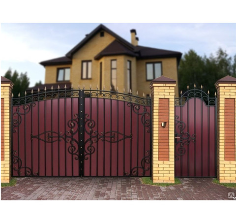Тут изображение Ворота распашные 
