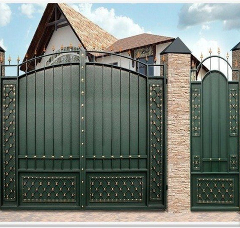 Тут изображение Ворота Дворянские СК распашные 3500*2350 мм, 174 кг