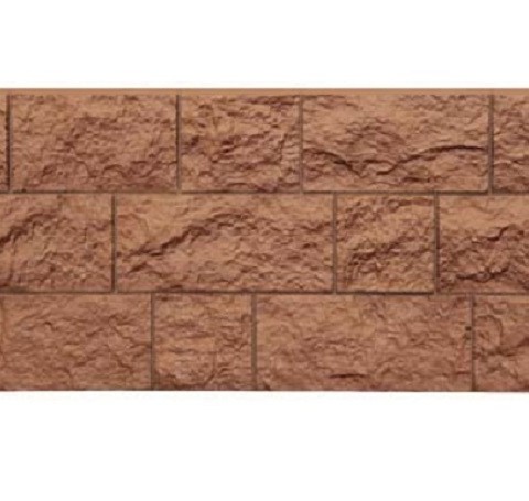 Тут изображение Фасадные панели Натуральный камень FELS Терракотовый