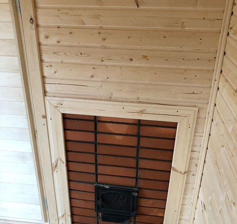 Тут изображение Классическая каркасная баня 2×4