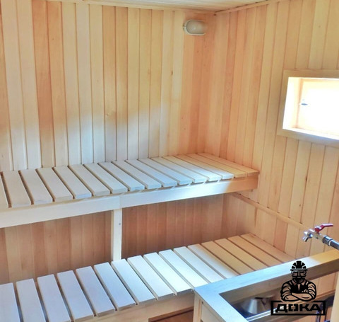 Тут изображение Баня «Тайга» 2,3х5 с крыльцом