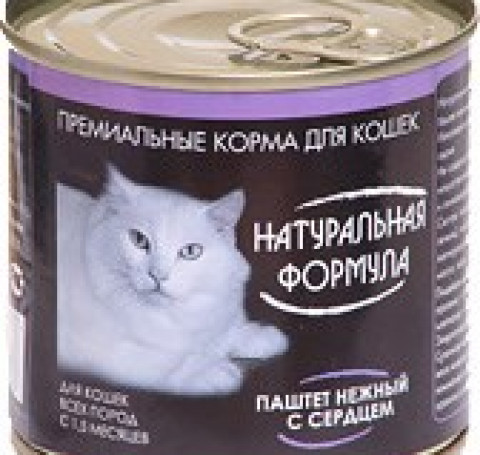 Тут изображение НАТУРАЛЬНАЯ ФОРМУЛА Паштет нежный с сердцем, 250г