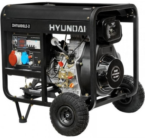 Тут изображение Генератор дизельный HYUNDAI DHY 6000LE-3