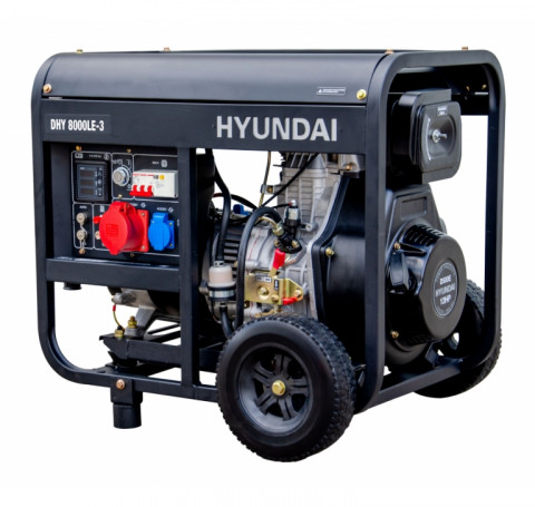Тут изображение Генератор дизельный HYUNDAI DHY 8000LE-3