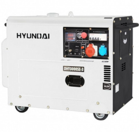 Тут изображение Генератор дизельный HYUNDAI DHY 8000SE-3
