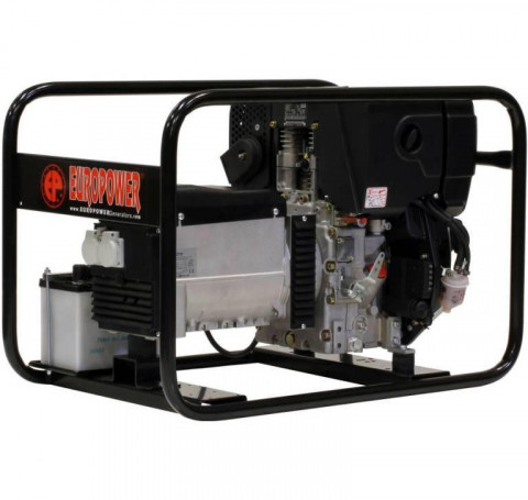 Тут изображение Генератор дизельный EUROPOWER EP 6000 DЕ (электростартер)
