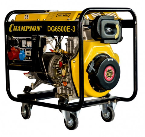 Тут изображение Генератор дизельный CHAMPION DG6000E-3