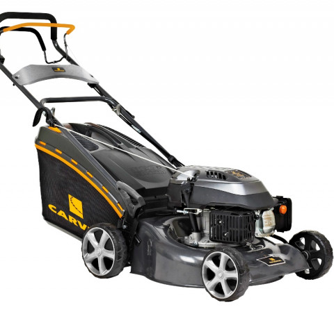 Тут изображение Газонокосилка бензиновая CARVER LMG-2646DM