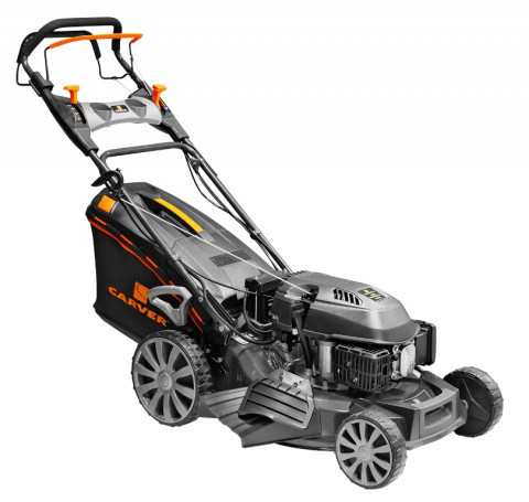 Тут изображение Газонокосилка бензиновая CARVER LMG-3653DMSE-VS