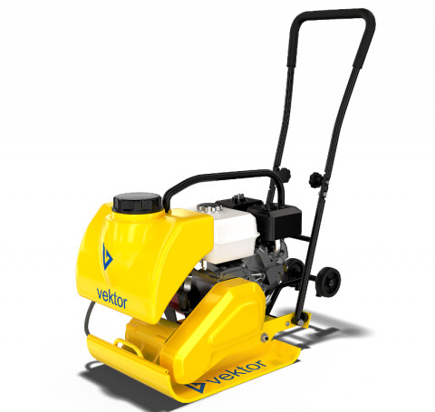 Тут изображение Виброплита Vector VPG-70Е (двигатель Honda, вес 70 кг)