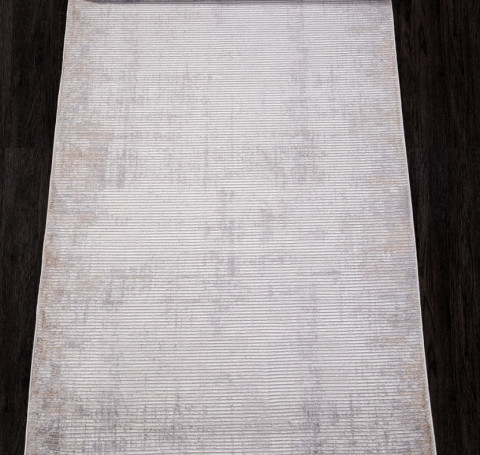 Тут изображение Ковровая дорожка 22376A - WHITE / L.GREY - коллекция ALANYA 0.80x25.00