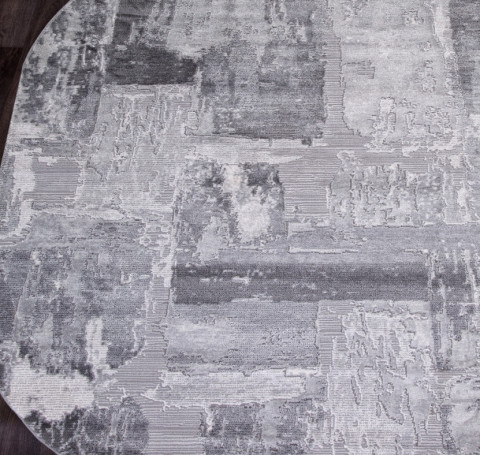 Тут изображение Ковер 03758A - GREY / GREY - Овал - коллекция ARMINA 0.80x1.50