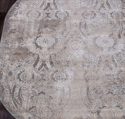 Тут изображение Ковер 03801A - GREY / BROWN - Овал - коллекция ARMINA 0.80x1.50