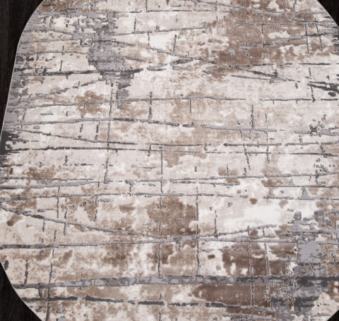 Тут изображение Ковер 03802A - GREY / BROWN - Овал - коллекция ARMINA 0.80x1.50