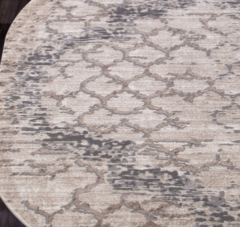 Тут изображение Ковер 03806A - GREY / BROWN - Овал - коллекция ARMINA 0.80x1.50