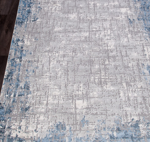Тут изображение Ковер 03858A - BLUE / BLUE - Прямоугольник - коллекция ARMINA 0.80x1.50