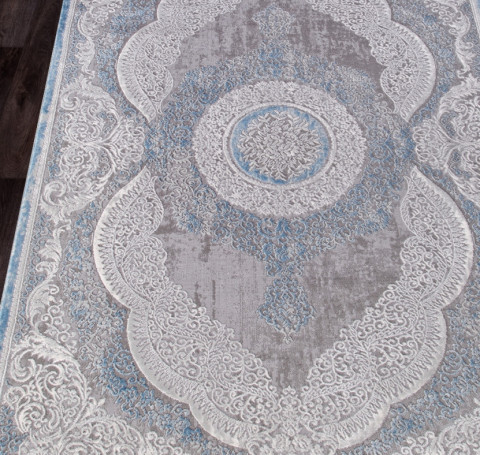 Тут изображение Ковер 03880A - BLUE / BLUE - Прямоугольник - коллекция ARMINA 4.00x7.00