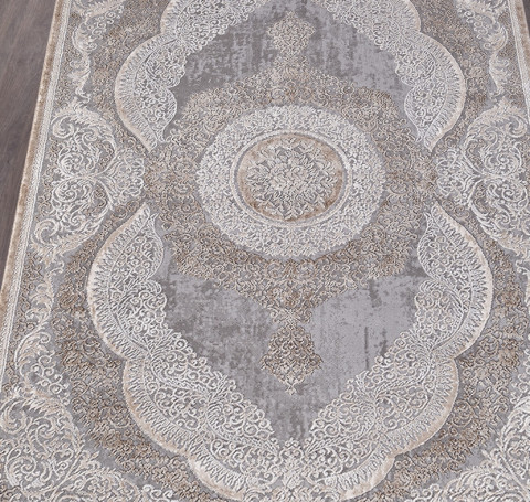 Тут изображение Ковер 03880C - GREY / BROWN - Прямоугольник - коллекция ARMINA 1.60x3.00
