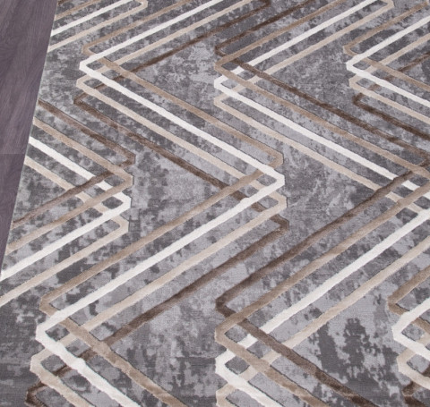 Тут изображение Ковер 04036C - GREY / BROWN - Прямоугольник - коллекция ARMINA 1.60x2.30
