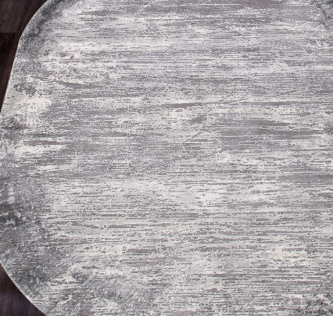 Тут изображение Ковер 04040G - GREY / GREY - Овал - коллекция ARMINA 0.80x1.50