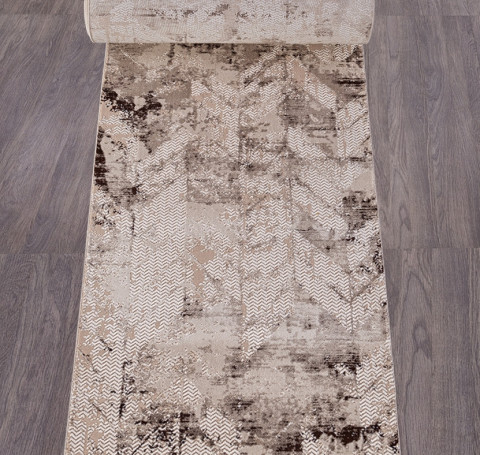 Тут изображение Ковровая дорожка 04045B - DARK BROWN - коллекция ARMINA 1.20x25.00