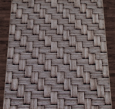 Тут изображение Ковер D722 - BEIGE-BROWN - Прямоугольник - коллекция SIERRA 2.00x4.00
