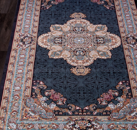 Тут изображение Ковер D727 - DARK NAVY - Прямоугольник - коллекция SHAHREZA 1.20x1.70