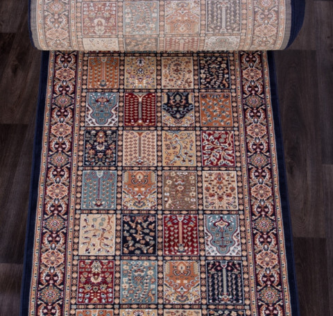 Тут изображение Ковровая дорожка D204 - NAVY - коллекция SHAHREZA 1.60x25.00