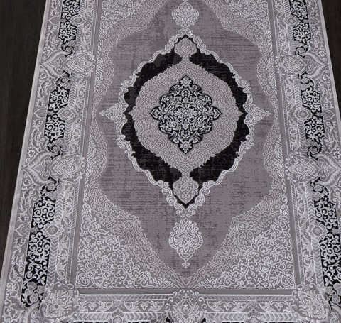Тут изображение Ковер PN001G - GREY / GREY - Прямоугольник - коллекция PANAMA 0.78x1.50
