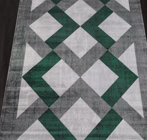 Тут изображение Ковер 04494Y - GREEN / GREEN - Прямоугольник - коллекция OMEGA 2.40x3.40
