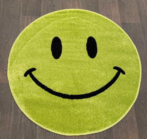 Тут изображение Ковер NC19 - GREEN - Круг - коллекция SMILE