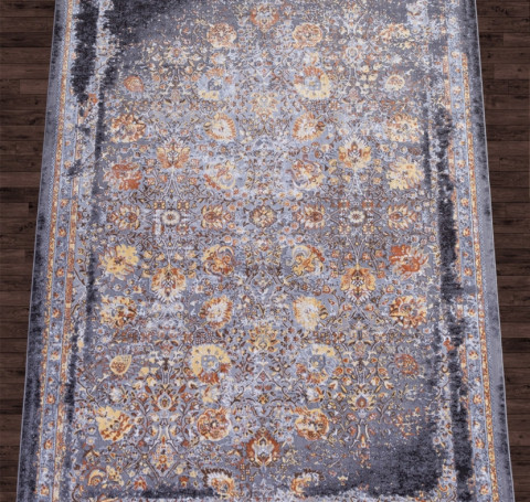 Тут изображение Ковер 31464 - 975 GREY GOLD - Прямоугольник - коллекция QUARES 4х5 м