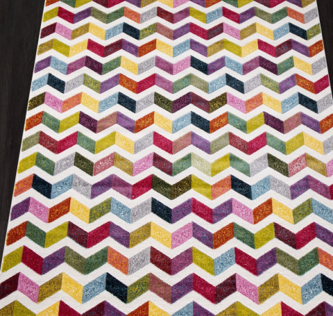 Тут изображение Ковер C056 - MULTICOLOR-GRAY - Прямоугольник - коллекция RIO 1.20x1.80