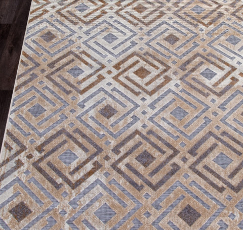 Тут изображение Ковер 6266 - GRAY-BEIGE - Прямоугольник - коллекция SIGMA 1.20x1.70
