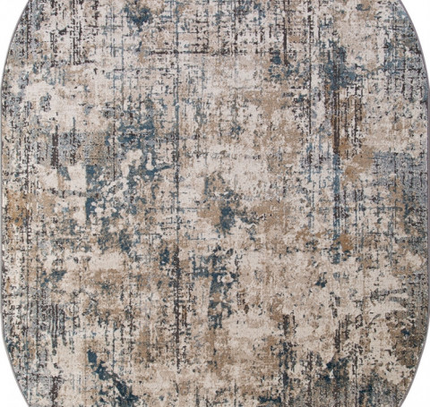 Тут изображение Ковер D739 - DARK BEIGE - Овал - коллекция SERENITY 2.40x3.40