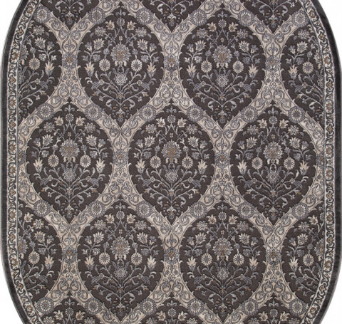Тут изображение Ковер D740 - DARK GRAY - Овал - коллекция SERENITY 2.00x2.90