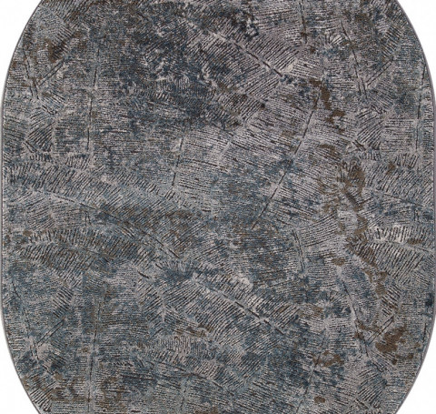 Тут изображение Ковер D771 - GRAY - Овал - коллекция SERENITY 2.00x4.00