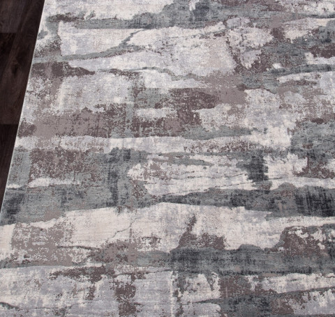 Тут изображение Ковер M412A - CREAM / D.GRAY - Прямоугольник - коллекция OLIMPOS 3.00x5.00